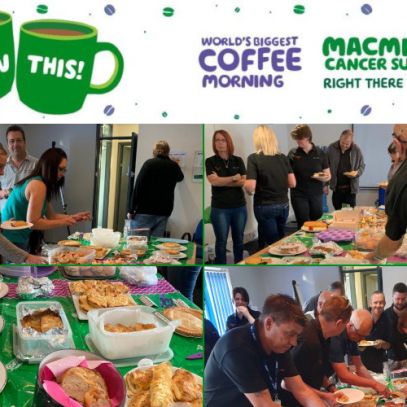 Mersen UK Teesside in Stockton-On-Tees macmillan coffee